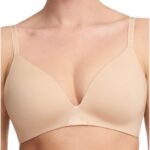 Chantelle T-Shirt BH Damen Triangle Bügelfrei Beige-0