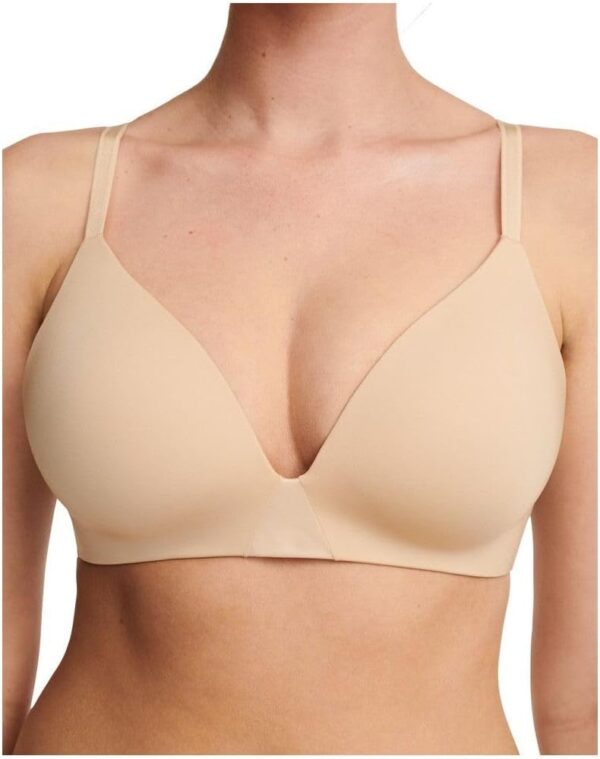 Chantelle T-Shirt BH Damen Triangle Bügelfrei Beige-2