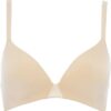 Chantelle T-Shirt BH Damen Triangle Bügelfrei Beige-1
