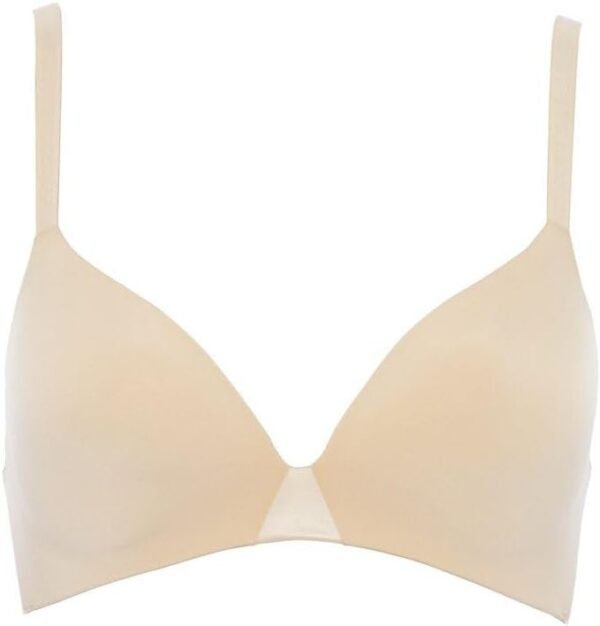 Chantelle T-Shirt BH Damen Triangle Bügelfrei Beige-1