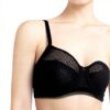 Chantelle Bügel-BH Damen Schwarz Tres Enveloppant Racerback