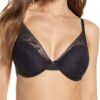 Chantelle Erika Plunge BH Damen Spitze Schwarz-0