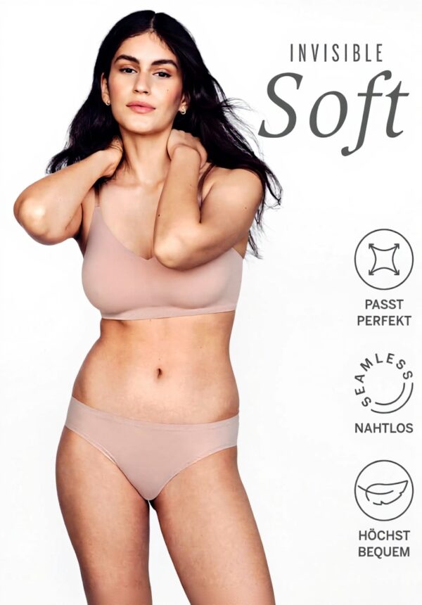 Schiesser Damen Bustier nahtlos Spaghettiträger Pads