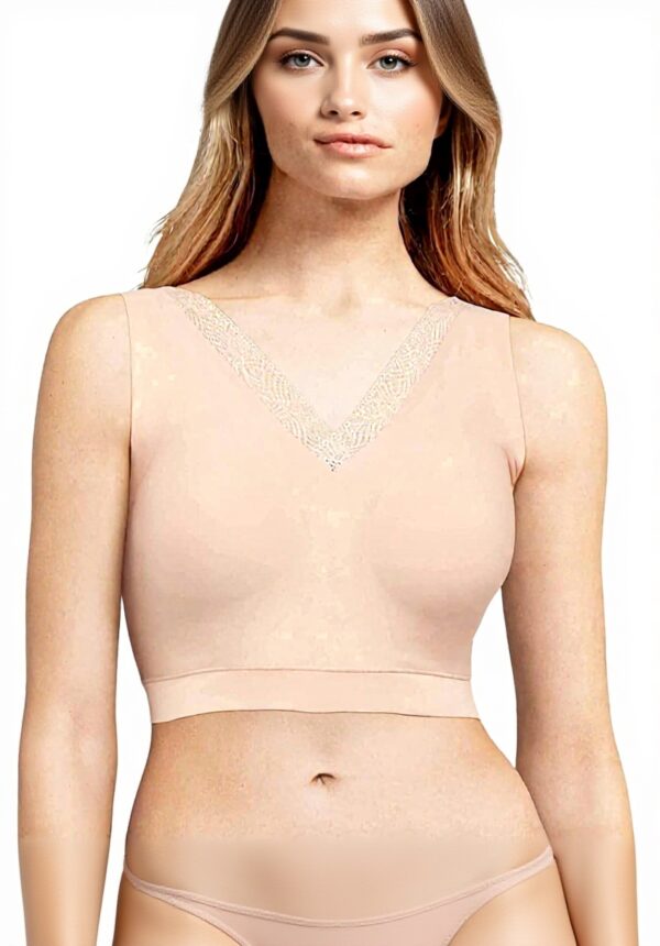 Chantelle BH Softstretch Wire Free Damen Beige Dore Schwarz