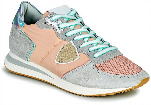 Philippe Model Damen Sneakers Paris TZLD Nude Rosa