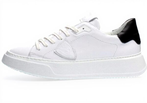 Philippe Model Herren Sneaker Weiß Leder Design Komfort