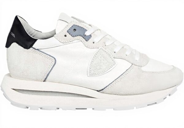 Philippe Model Herren Tropez Sneaker Weiß Leder Low Top