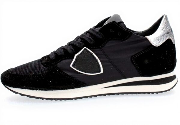 Philippe Model Sneakers Damen Black Veloursleder Italien
