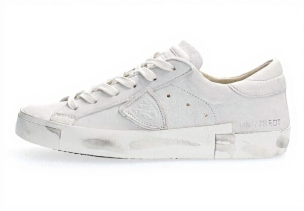 Philippe Model Sneaker Damen Weiß Ziegenleder Basic Paris X