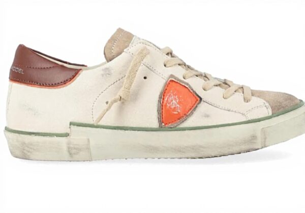 Philippe Model Prsx Sneaker Leder Latte Bordeaux