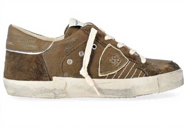 Philippe Model Prsx Sneaker Leder Militärgrün Herrenschuhe