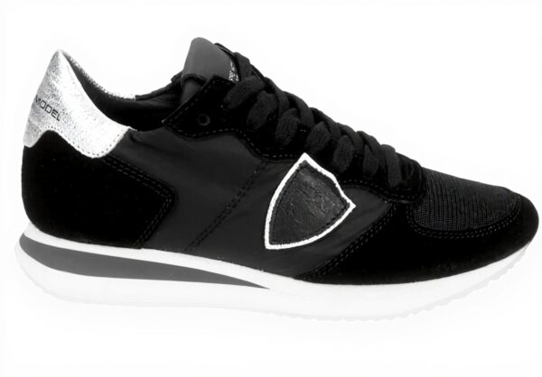 Philippe Model Sneaker TRPX Basic Rauleder Schwarz Damen