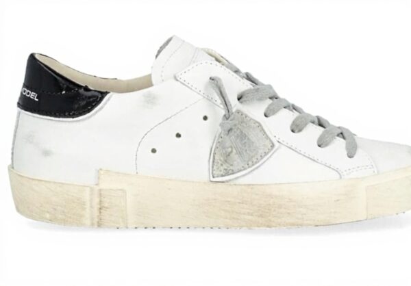 Sneaker Damen Philippe Model Paris Leder Used-Effekt