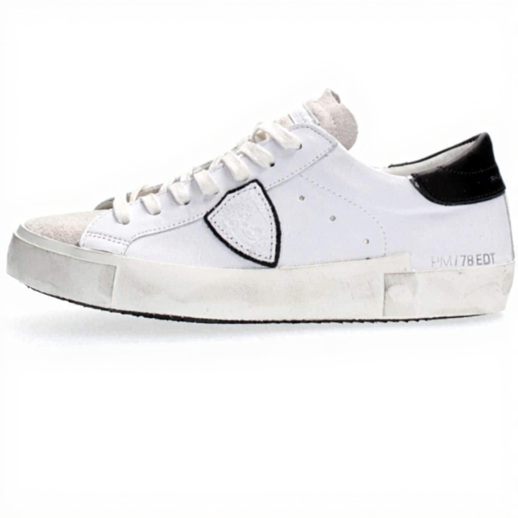 PHILIPPE MODEL PARIS Sneaker in Weiß von der Seite