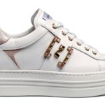 Nero Giardini Unisex Sneaker Leder Flatform Weiß-0