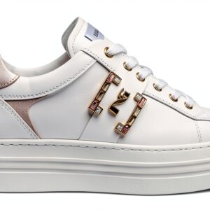 Nero Giardini Unisex Sneaker Leder Flatform Weiß-0