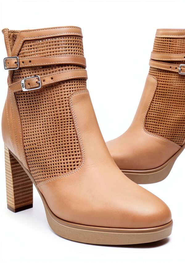 Nero Giardini Damen Stiefeletten Elba Material Beige-2