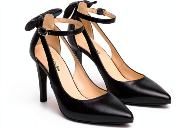 Nero Giardini Damen Pumps Leder Absatzhöhe 9,5cm-3