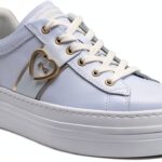 Nero Giardini Damen Sneaker Leder Weiß Italienische Qualität-0
