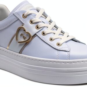 Nero Giardini Damen Sneaker Leder Weiß Italienische Qualität-0