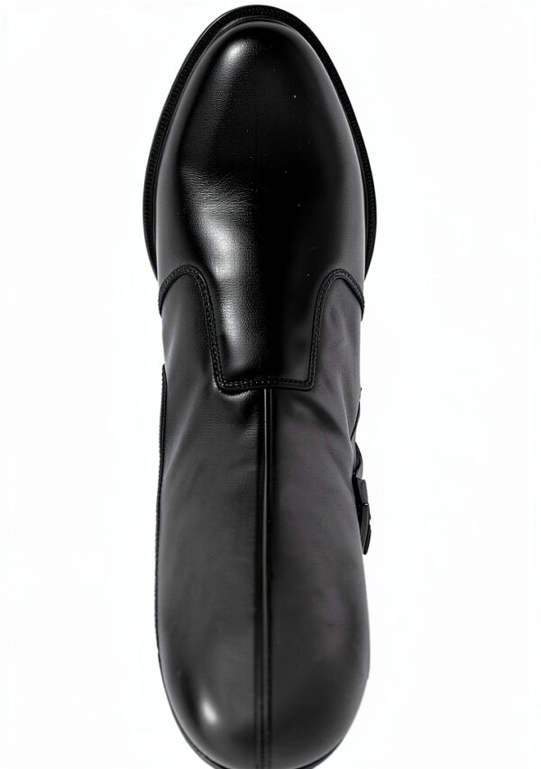 B.A.G. Damen-Stiefel Leder Blockabsatz Reißverschluss-2