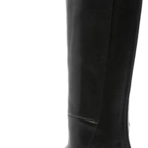 BAG Lederstiefel Schwarz Blockabsatz Reißverschluss Damen-0