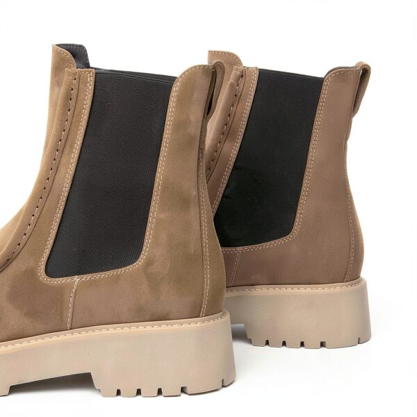 Nero Giardini Damen Stiefel Leder Blockabsatz Braun Maulwurf-4
