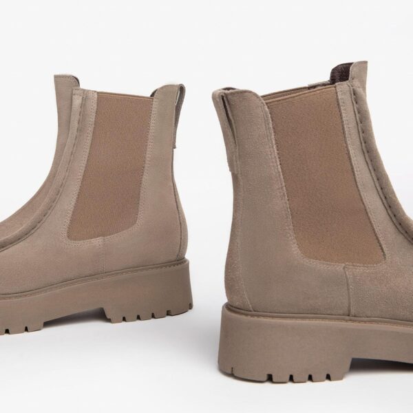 Nero Giardini Damen Stiefel Leder Wasserdicht Beige-3