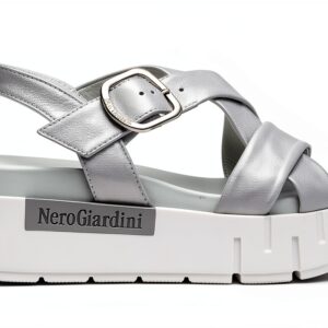 Leder Sandalen Damen Klettverschluss Blockabsatz Komfort-0