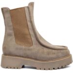 Nero Giardini Damen Stiefel Leder Wasserdicht Beige-0