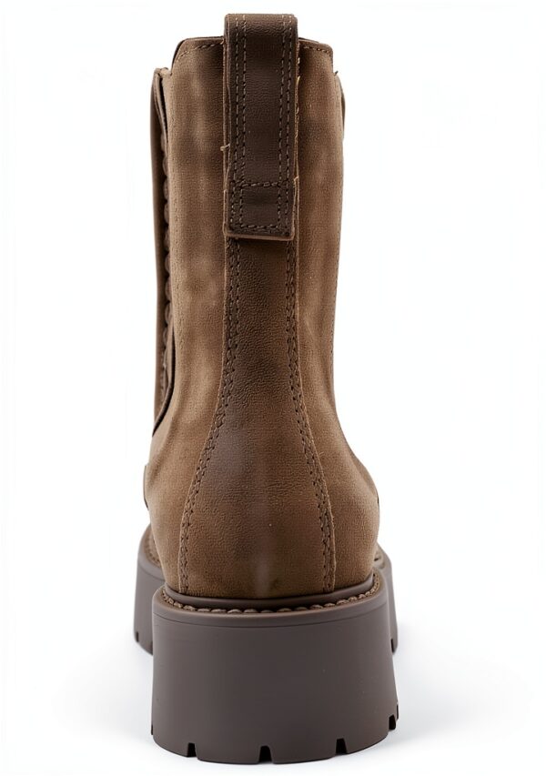 Nero Giardini Damen Stiefel Leder Blockabsatz Velour Ton-3