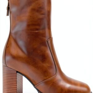 Nero Giardini Damen Stiefel Leder Blockabsatz Reißverschluss-0