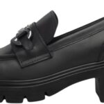 BAG Damenschuhe Leder Blockabsatz Schwarz 35-41 EU-0