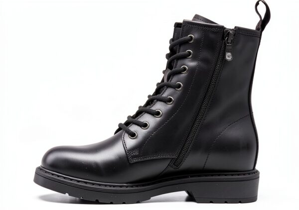 Nero Giardini Damen Stiefel Leder Blockabsatz Schwarz-2