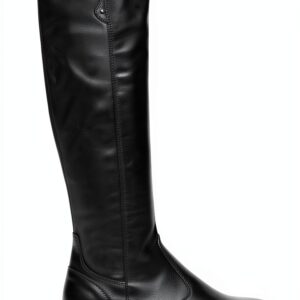 B.A.G. Damen Stiefel Leder Blockabsatz Reißverschluss-0