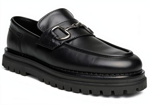 Nero Giardini Mokassins Leder Damen Schwarz Komfort-5
