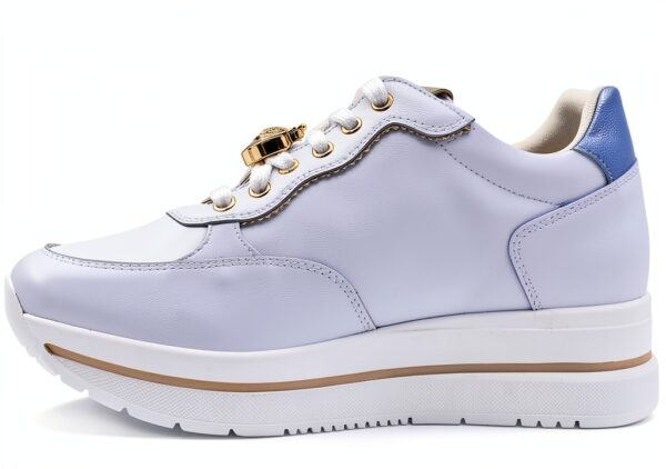 Nero Giardini Damen Sneaker Weiß herausnehmbare Innensohle-4