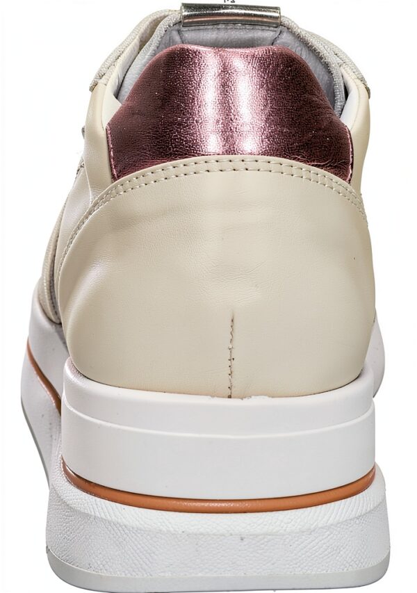 Nero Giardini Damen Sneaker Samt Schnürung Beige-3