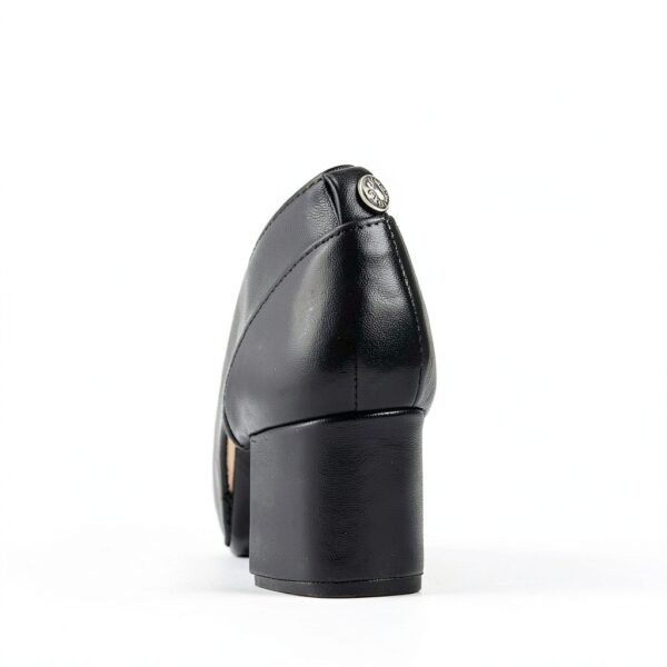 Nero Giardini Damen Pumps Leder Absatz 7,5 cm Schwarz-5