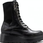 Schwarze Damen Schuhe Nero Giardini Glattleder Schnürung-0