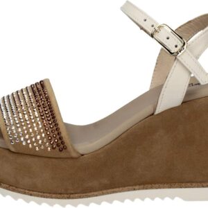 Nero Giardini Sandalen Wildleder Bernstein Damen Schuhe-0