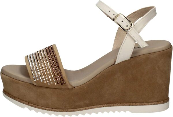 Nero Giardini Sandalen Wildleder Bernstein Damen Schuhe-0