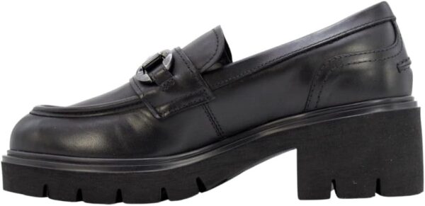 BAG Damenschuhe Leder Blockabsatz Schwarz 35-41 EU-2