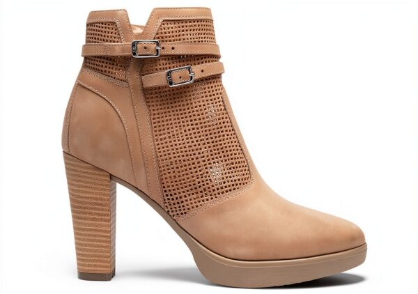 Nero Giardini Damen Stiefeletten Elba Material Beige-0