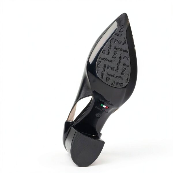Nero Giardini Damen Pumps Leder Absatz 7,5 cm Schwarz-4