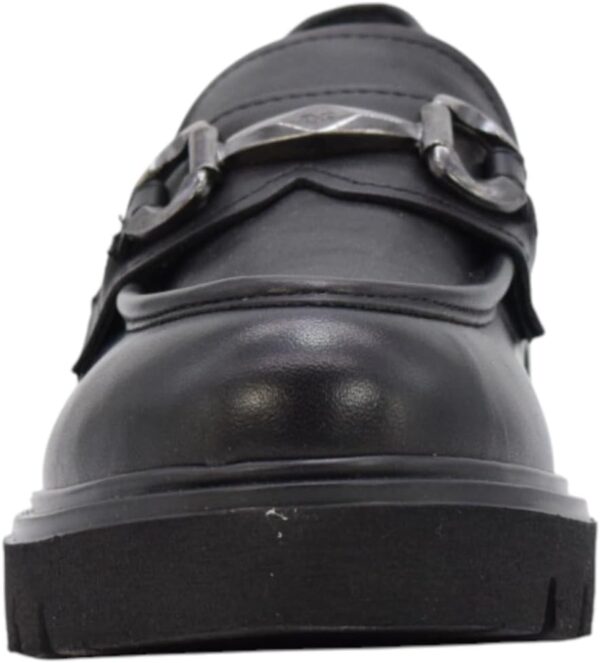 BAG Damenschuhe Leder Blockabsatz Schwarz 35-41 EU-4