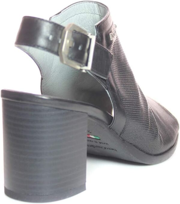 Nero Giardini Herrenschuh Schwarz Leder Design Elegant-4