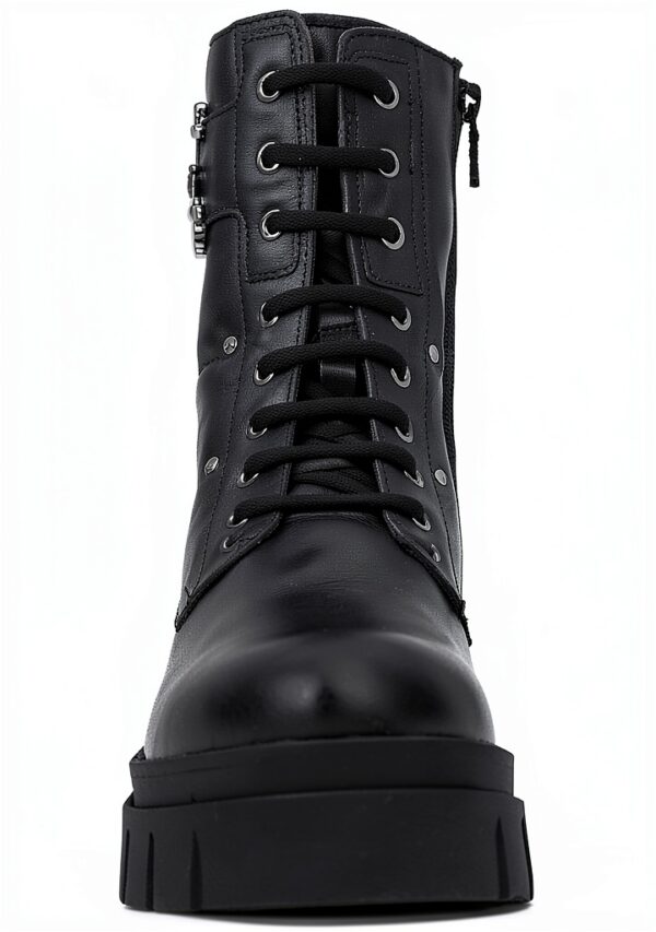 Nero Giardini Damen Stiefel Leder Reißverschluss Schwarz-3