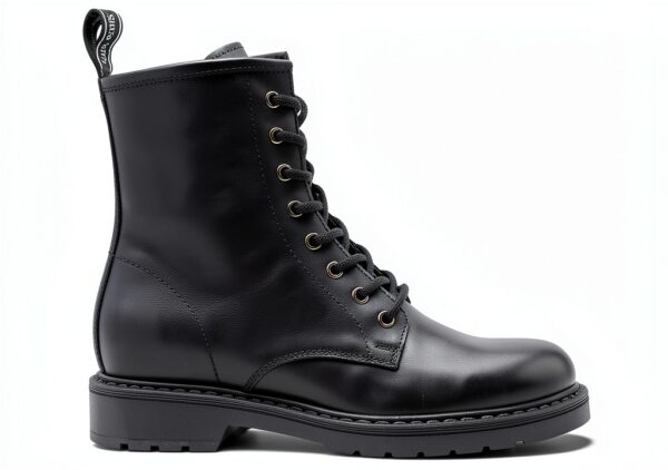 Nero Giardini Damen Stiefel Leder Blockabsatz Schwarz-5