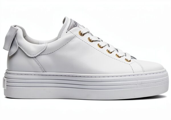 Nero Giardini Damen Sneaker Leder Weiß Bequem-1